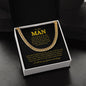 To My Man | Forever and Always | Cuban Link Chain - Elliotrose Gifts