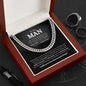 To My Man | Forever and Always | Cuban Link Chain - Elliotrose Gifts