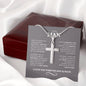 To My Man | Love You | Cross Necklace - Elliotrose Gifts