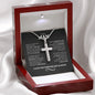 To My Man | Love You Forever | Cross Necklace - Elliotrose Gifts