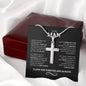 To My Man | Love You Forever | Cross Necklace - Elliotrose Gifts
