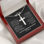 To My Man | Love You Forever | Cross Necklace - Elliotrose Gifts