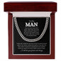 To My Man | Love You Forever | Cuban Link Chain - Elliotrose Gifts