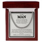 To My Man | Love You Forever | Cuban Link Chain - Elliotrose Gifts