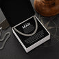 To My Man | Love You Forever | Cuban Link Chain - Elliotrose Gifts