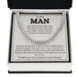To My Man | Love You Forever | Cuban Link Chain - Elliotrose Gifts