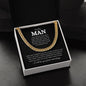 To My Man | Love You Forever | Cuban Link Chain - Elliotrose Gifts