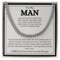 To My Man | Love You Forever | Cuban Link Chain - Elliotrose Gifts