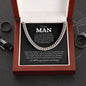 To My Man | Love You Forever | Cuban Link Chain - Elliotrose Gifts