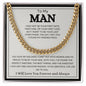 To My Man | Love You Forever | Cuban Link Chain - Elliotrose Gifts