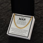 To My Man | Love You Forever | Cuban Link Chain - Elliotrose Gifts