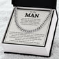 To My Man | Love You Forever | Cuban Link Chain - Elliotrose Gifts