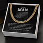 To My Man | Love You Forever | Cuban Link Chain - Elliotrose Gifts