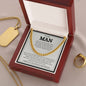 To My Man | Love You Forever | Cuban Link Chain - Elliotrose Gifts
