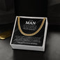 To My Man | My Everything | Cuban Chain Necklace - Elliotrose Gifts