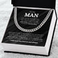 To My Man | My Everything | Cuban Chain Necklace - Elliotrose Gifts