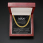 To My Man | My Everything | Cuban Chain Necklace - Elliotrose Gifts