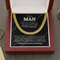 To My Man | My Everything | Cuban Chain Necklace - Elliotrose Gifts