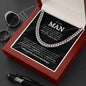 To My Man | My Everything | Cuban Chain Necklace - Elliotrose Gifts