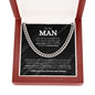 To My Man | My Everything | Cuban Chain Necklace - Elliotrose Gifts