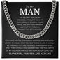 To My Man | My Heart Knew | Cuban Link Chain - Elliotrose Gifts