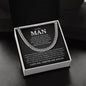 To My Man | My Heart Knew | Cuban Link Chain - Elliotrose Gifts