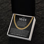 To My Man | My Heart Knew | Cuban Link Chain - Elliotrose Gifts