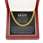 To My Man | My Heart Knew | Cuban Link Chain - Elliotrose Gifts