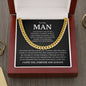 To My Man | My Heart Knew | Cuban Link Chain - Elliotrose Gifts