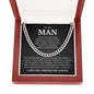 To My Man | My Heart Knew | Cuban Link Chain - Elliotrose Gifts