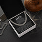 To My Man | You Make Me Feel | Cuban Link Chain - Elliotrose Gifts