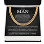 To My Man | You Make Me Feel | Cuban Link Chain - Elliotrose Gifts