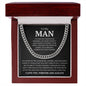 To My Man | You Make Me Feel | Cuban Link Chain - Elliotrose Gifts