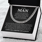 To My Man | You Make Me Feel | Cuban Link Chain - Elliotrose Gifts