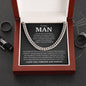 To My Man | You Make Me Feel | Cuban Link Chain - Elliotrose Gifts