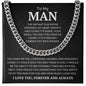 To My Man | You Make Me Feel | Cuban Link Chain - Elliotrose Gifts