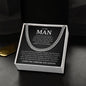 To My Man | You Make Me Feel | Cuban Link Chain - Elliotrose Gifts
