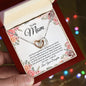 To My Mom | Forever Grateful | Interlocking Heart Necklace - Elliotrose Gifts