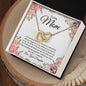 To My Mom | Forever Grateful | Interlocking Heart Necklace - Elliotrose Gifts