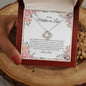 To My Mother In Law | So Lucky | Love Knot Necklace - Elliotrose Gifts