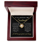 To My Smoking Hot Soulmate | Love You | Love Knot Necklace - Elliotrose Gifts
