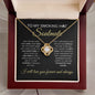 To My Smoking Hot Soulmate | Love You | Love Knot Necklace - Elliotrose Gifts