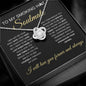 To My Smoking Hot Soulmate | Love You | Love Knot Necklace - Elliotrose Gifts
