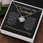To My Smoking Hot Soulmate | Love You | Love Knot Necklace - Elliotrose Gifts