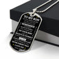 TO MY SON | BELIEVE IN YOURSELF | DOG TAG NECKLACE - Elliotrose Gifts