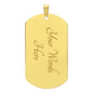 TO MY SON | BELIEVE IN YOURSELF | DOG TAG NECKLACE - Elliotrose Gifts