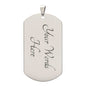 To My Son | I Believe In You | Dog Tag Necklace - Elliotrose Gifts