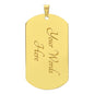 To My Son | I Believe In You | Dog Tag Necklace - Elliotrose Gifts