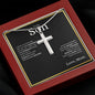 To My Son | I Wish | Cross Necklace - Elliotrose Gifts
