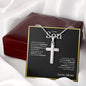 To My Son | I Wish | Cross Necklace - Elliotrose Gifts